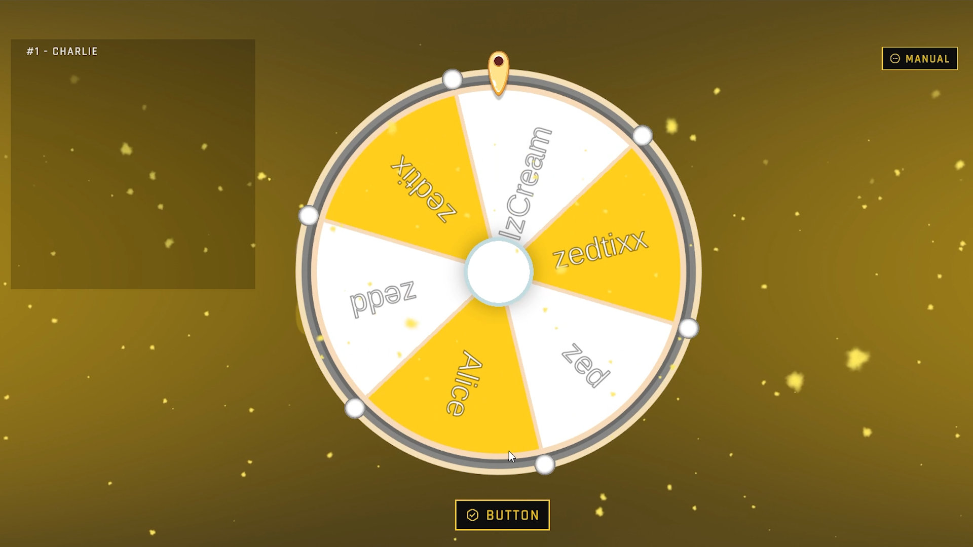 Wheel of Names — spinning